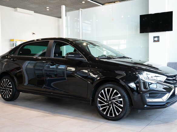 2025 Lada (ВАЗ) Aura, чёрный