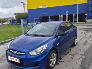 2011 Hyundai Solaris I, синий, 610000 рублей, вид 1