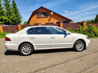 2014 Skoda Superb DSG II Рестайлинг, белый, 1899999 рублей, вид 5