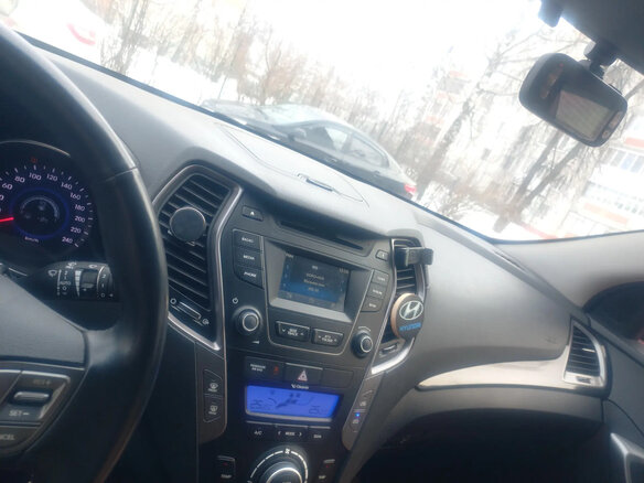 2015 Hyundai Santa Fe Grand III, красный, 2500000 рублей - вид 7