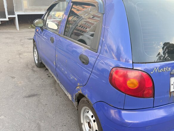 2007 Daewoo Matiz I Рестайлинг, синий, 115000 рублей - вид 2