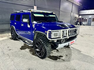 2008 Hummer H2 I Рестайлинг, синий, 4650000 рублей, вид 3