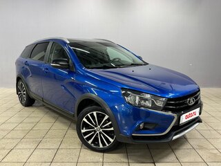 2021 Lada (ВАЗ) Vesta SW Cross I, синий, 1240000 рублей, вид 3
