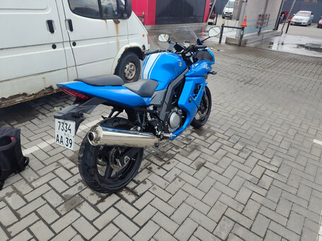 2009 Suzuki SV 650, синий, 335000 рублей, вид 4