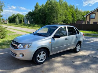 2013 Lada (ВАЗ) Granta I, серебристый, 220000 рублей, вид 1