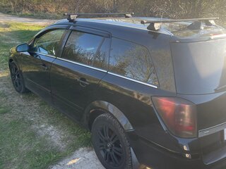 2009 Opel Astra H Рестайлинг, чёрный, 450000 рублей, вид 2
