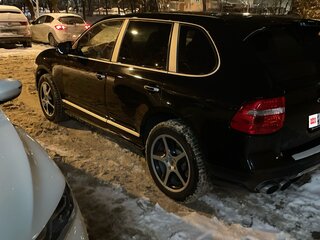 2008 Porsche Cayenne Turbo I Рестайлинг (957), чёрный, 1350000 рублей, вид 2