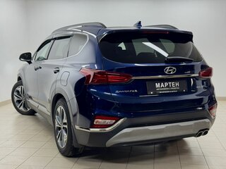 2019 Hyundai Santa Fe IV, синий, 3300000 рублей, вид 4