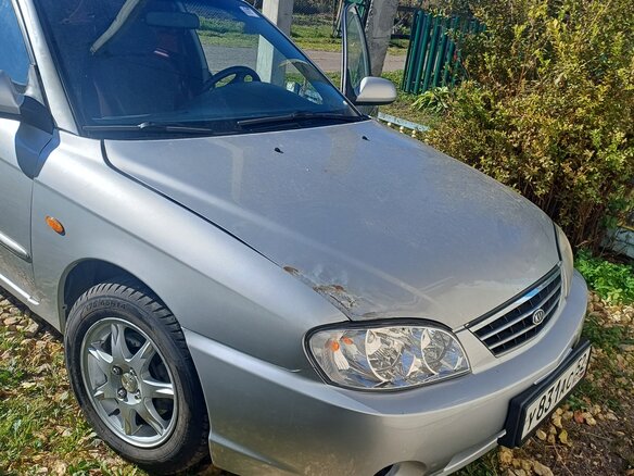 2007 Kia Spectra I Рестайлинг 2, серебристый, 245000 рублей