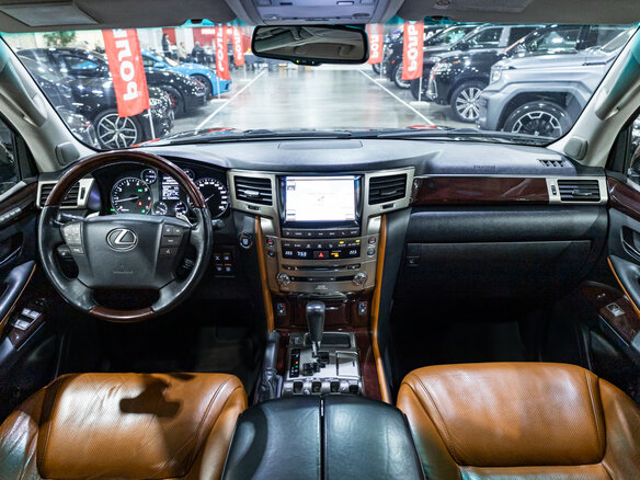 2012 Lexus LX 570 III, чёрный, 4058510 рублей - вид 15