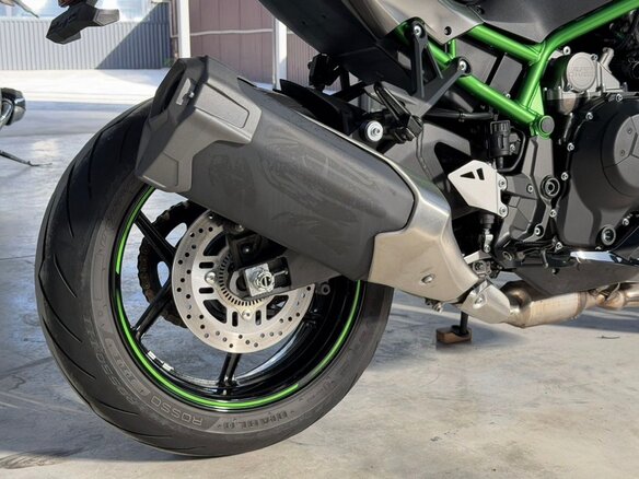 2017 Kawasaki Z H2, зелёный, 1570000 рублей - вид 11