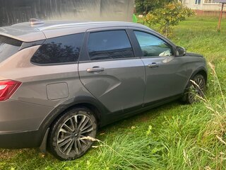 2018 Lada (ВАЗ) Vesta SW Cross I, серый, 630000 рублей, вид 3