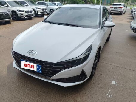 2021 Hyundai Elantra VII (CN7), белый, 1600000 рублей, вид 1