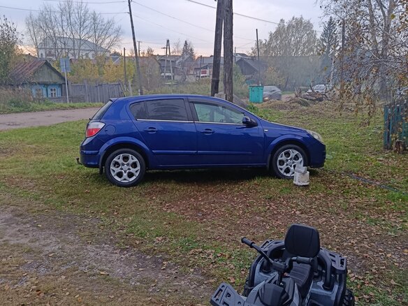 2006 Opel Astra H, синий, 366500 рублей - вид 6