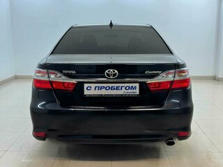 2016 Toyota Camry VII (XV50) Рестайлинг, чёрный, 1530000 рублей, вид 3