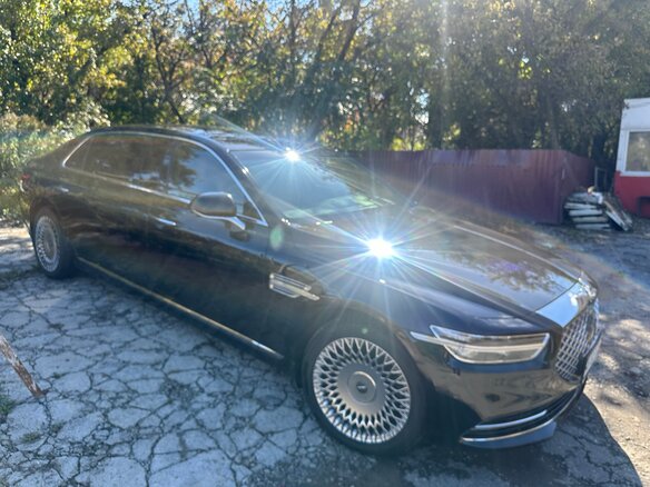 2020 Genesis G90 Limousine I Рестайлинг, чёрный, 6950000 рублей - вид 24