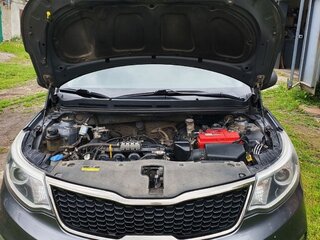 2016 Kia Rio III Рестайлинг, серый, 950000 рублей, вид 5