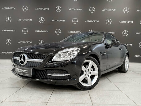 2013 Mercedes-Benz SLK-Класс 200 III (R172), чёрный, 3490000 рублей, вид 1