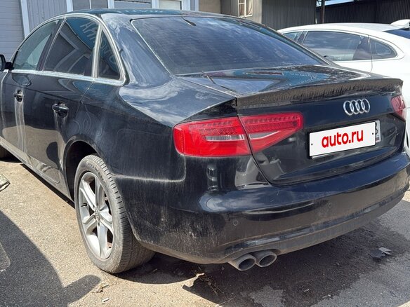 2012 Audi A4 IV (B8) Рестайлинг, чёрный, 1350000 рублей - вид 1
