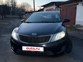 2012 Kia Rio III, чёрный, 750000 рублей, вид 3