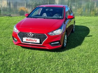 2017 Hyundai Solaris II, пурпурный, 1400000 рублей, вид 1