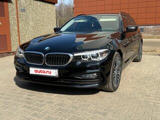 2018 BMW 5 серии 520d xDrive VII (G30/G31/G38), чёрный, 2780000 рублей, вид 4