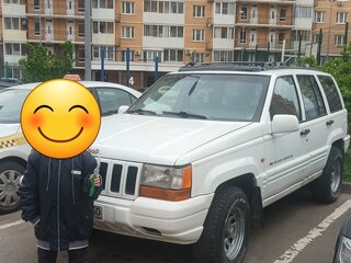 1996 Jeep Grand Cherokee I (ZJ) Рестайлинг, белый, 1000000 рублей, вид 1