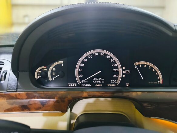 2008 Mercedes-Benz S-Класс 550 Long V (W221), чёрный, 1200000 рублей - вид 11