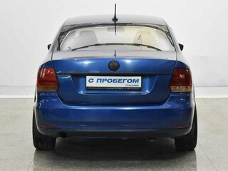 2018 Volkswagen Polo V Рестайлинг, синий, 895000 рублей, вид 3