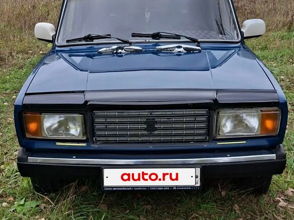 2001 Lada (ВАЗ) 2107, синий, 160000 рублей - вид 1