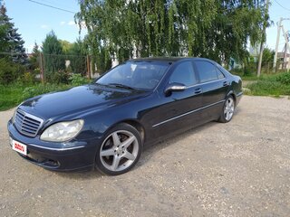 2003 Mercedes-Benz S-Класс 500 Long IV (W220) Рестайлинг, зелёный, 635000 рублей, вид 1
