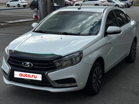2017 Lada (ВАЗ) Vesta I, белый, 600000 рублей, вид 1