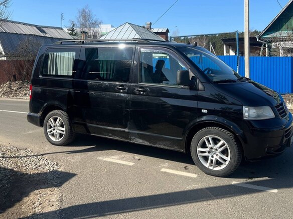 2007 Volkswagen Multivan T5, чёрный, 1250000 рублей - вид 7