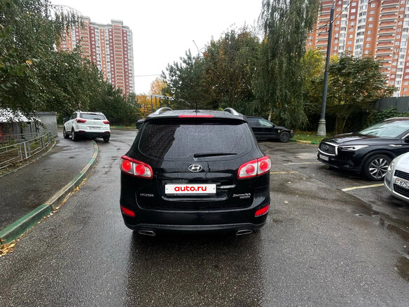 2010 Hyundai Santa Fe II, чёрный, 1150000 рублей - вид 5