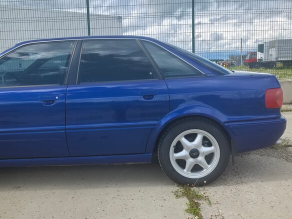 1993 Audi 80 V (B4), синий, 280000 рублей - вид 5