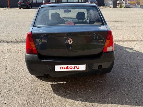 2009 Renault Logan I, серый, 350000 рублей - вид 4