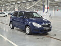 2011 Skoda Fabia II Рестайлинг, синий - вид 2