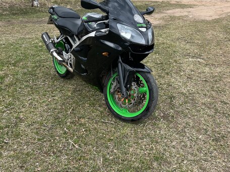 2002 Kawasaki ZX-6R Ninja, чёрный, 350000 рублей, вид 1