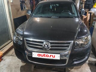2008 Volkswagen Touareg I Рестайлинг, чёрный, 1250000 рублей, вид 2