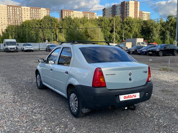 2009 Renault Logan I, серый, 250000 рублей - вид 7