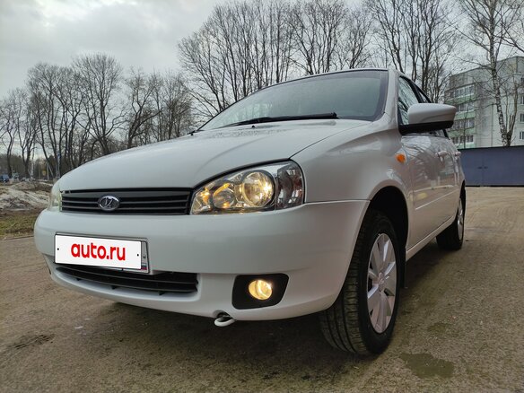 2010 Lada (ВАЗ) Kalina I, белый, 465000 рублей - вид 4