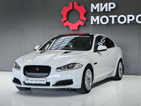 2014 Jaguar XF I Рестайлинг, белый, 1350000 рублей