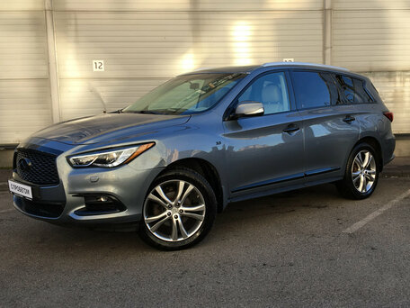 2016 Infiniti QX60 I Рестайлинг, серый, 1939000 рублей, вид 1