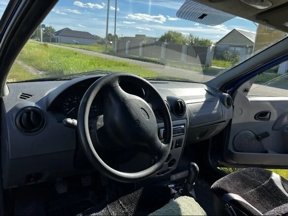 2007 Renault Logan I, синий, 330000 рублей - вид 6