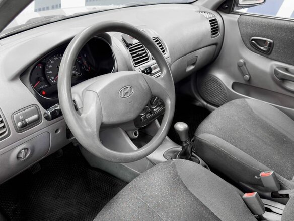 2008 Hyundai Accent ТагАЗ II, серебристый, 409900 рублей - вид 8