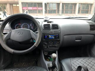 2007 Hyundai Accent ТагАЗ II, серебристый, 290000 рублей, вид 4