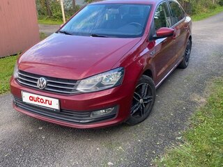 2018 Volkswagen Polo V Рестайлинг, пурпурный, 1280000 рублей, вид 1