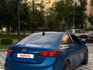 2019 Hyundai Solaris II, синий, 1450000 рублей, вид 5