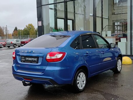 2022 Lada (ВАЗ) Granta I Рестайлинг, синий, 689000 рублей, вид 5