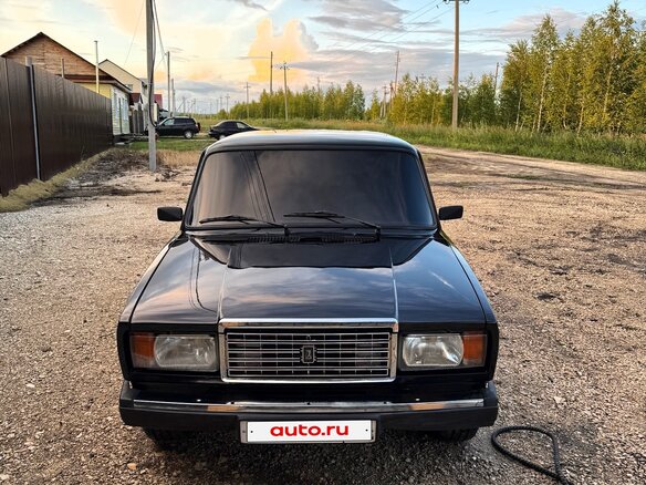 2010 Lada (ВАЗ) 2107, чёрный, 350000 рублей